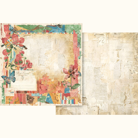 G45 - Journaling Through Time - 12x12 Single Sheet -Journaling Through the Time Layout Layered