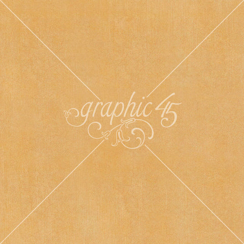 G45 - Journaling Through Time - 12x12 Single Sheet - Goldenrod Gold Layered