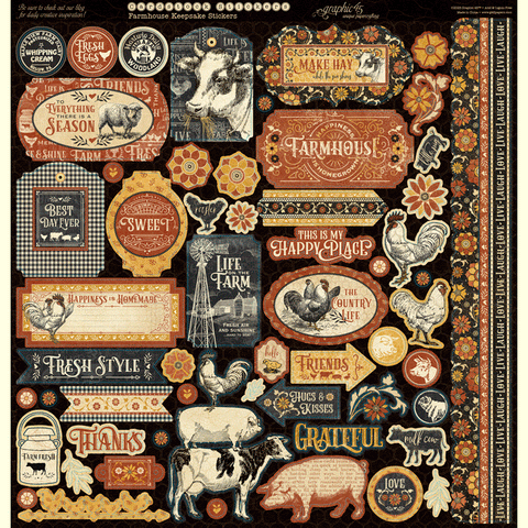 G45 - Farmhouse - Keepsake Kit with Exclusive Metal Die-Set