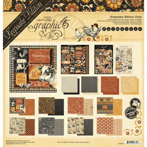 G45 - Farmhouse - Keepsake Kit with Exclusive Metal Die-Set