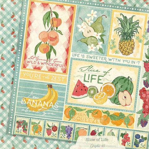 G45 - Slice of Life - 12x12 Single Sheets/ Slice of Life Signature Cut-apart