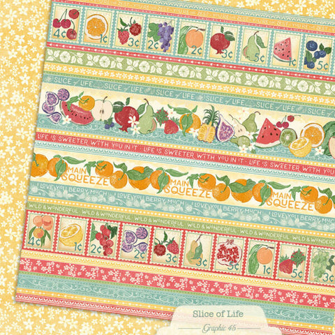 G45 - Slice of Life - 12x12 Single Sheets/ Slice of Life Borders