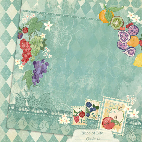 G45 - Slice of Life - 12x12 Single Sheets/ Summer Salad Layout