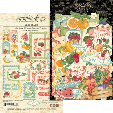 G45 - Slice of Life - Chipboard Pieces, Tags, & Frames