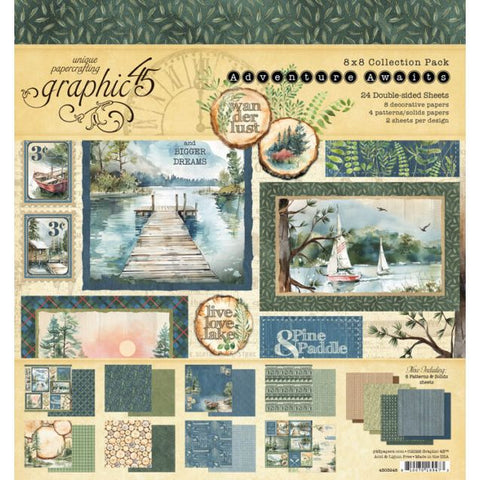 G45 - Adventure Awaits - 8x8 Collection Pack