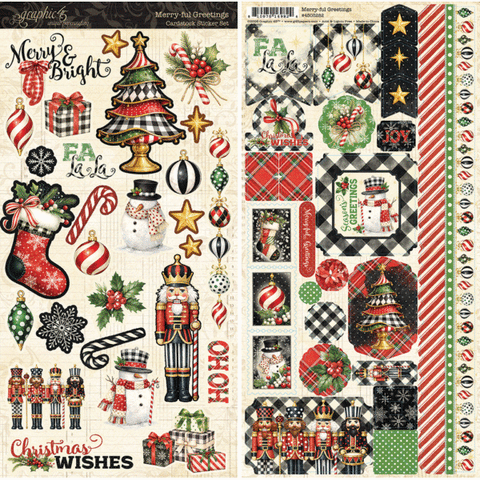 G45 - Merry-ful Greetings - Sticker Set