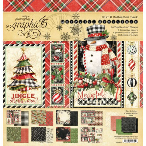 G45 - Merry-ful Greetings - 12x12 Collection Pack