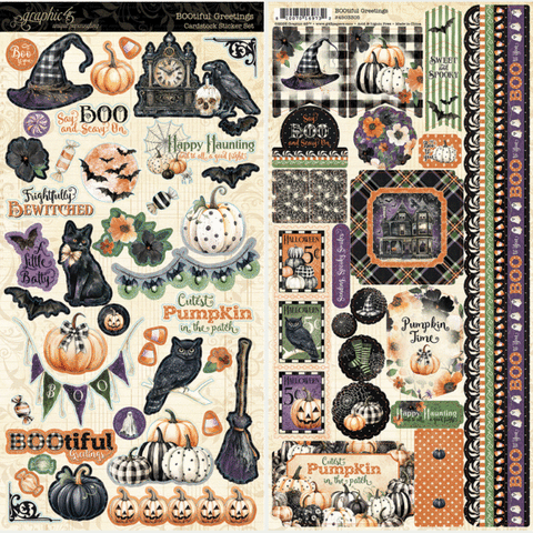 G45 - BOOtiful Greetings - Sticker Set