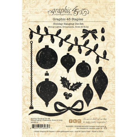G45 - Merry-ful Greetings - Holiday Hanging Die Set