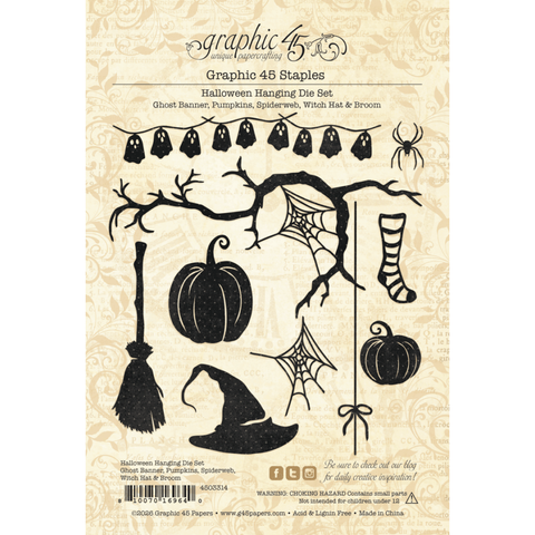 G45 - BOOtiful Greetings - Halloween Hanging Die Set