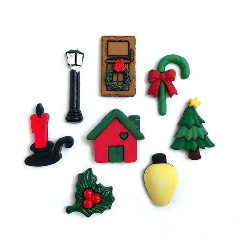 Buttons Galore & More - Buttons - Home for the Holidays / 4810