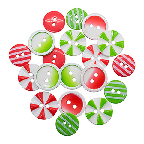 Buttons Galore & More - Buttons - Colors of Christmas / 4840