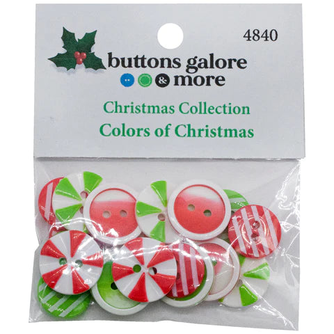 Buttons Galore & More - Buttons - Colors of Christmas / 4840
