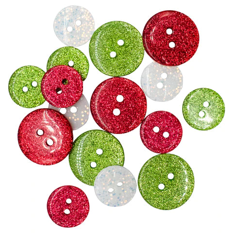 Buttons Galore & More - Buttons - Santa's Sparkle / 4841
