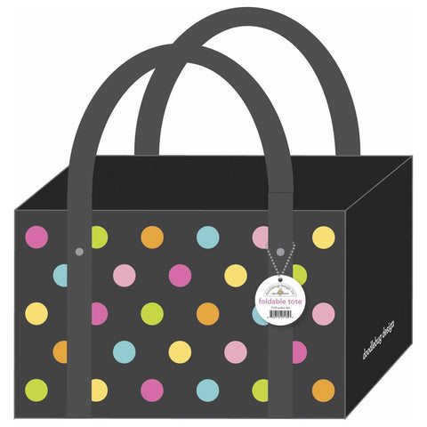 Doodlebug - Foldable Tote - Polka Dot / 7135