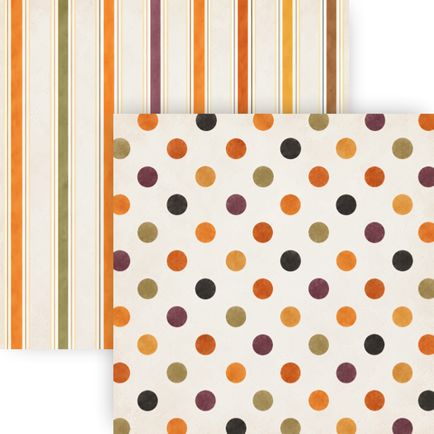 Country Craft Creations - Once Upon A Halloween - 12x12 Dots & Stripes Pack - (PREORDER - SHIPPING SEPT 11)