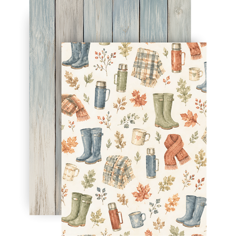 Country Craft Creations - Autumn Backroads - 6x8 Collection Pack - (PREORDER - SHIPPING SEPT 11)