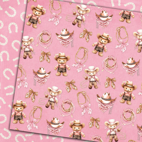 Country Craft Creations - Lil' Cowgirl - 8x8 - Cotton Bristol