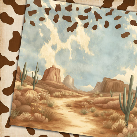 Country Craft Creations - Lil' Cowboy - 8x8 - Cotton Bristol