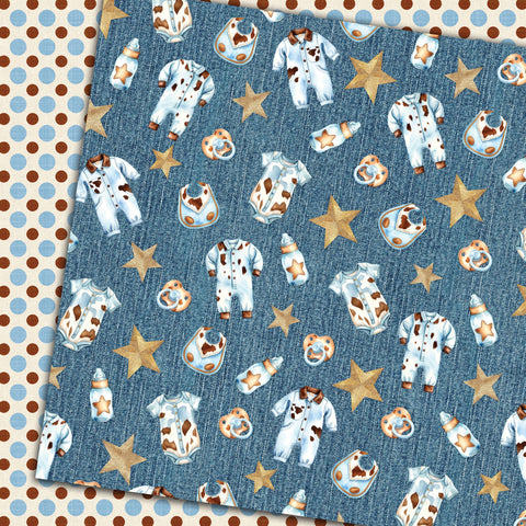 Country Craft Creations - Lil' Cowboy - 8x8 - Cotton Bristol