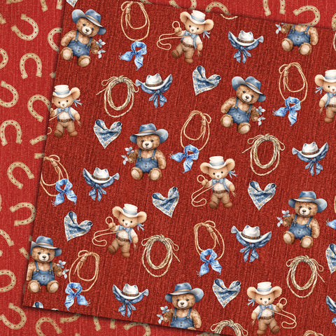 Country Craft Creations - Lil' Cowboy - 8x8 - Cotton Bristol