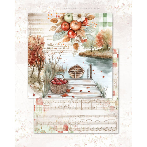 Country Craft Creations - Orchard Whispers - 8x8 - Cotton Bristol