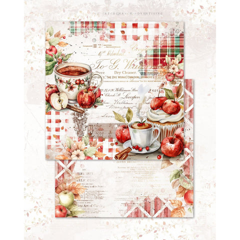 Country Craft Creations - Orchard Whispers - 8x8 - Cotton Bristol