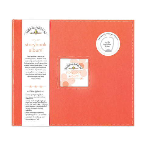Doodlebug - 12x12 Storybook Album Coral / 5721