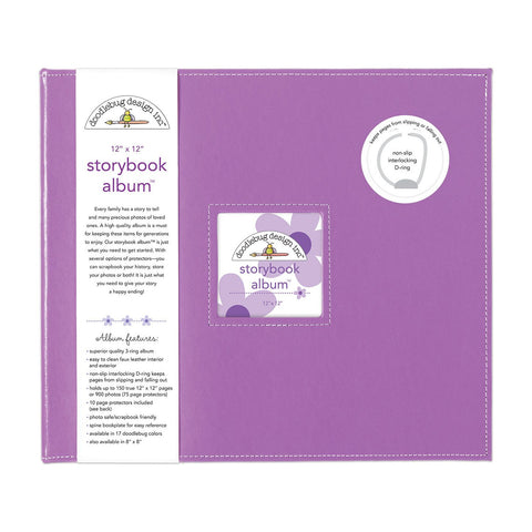 Doodlebug - 12x12 Storybook Album Lilac / 5723