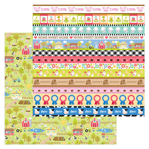 Doodlebug - Down on the Farm - 12x12 Single Sheets - Down on the Farm / 5953