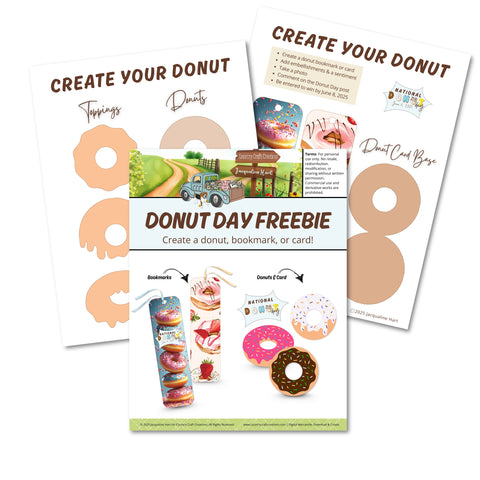 Country Craft Creations - National Donut Day Printable