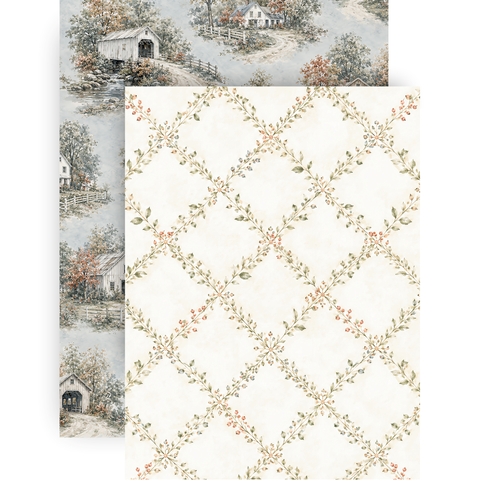 Country Craft Creations - Autumn Backroads - 6x8 Collection Pack - (PREORDER - SHIPPING SEPT 11)