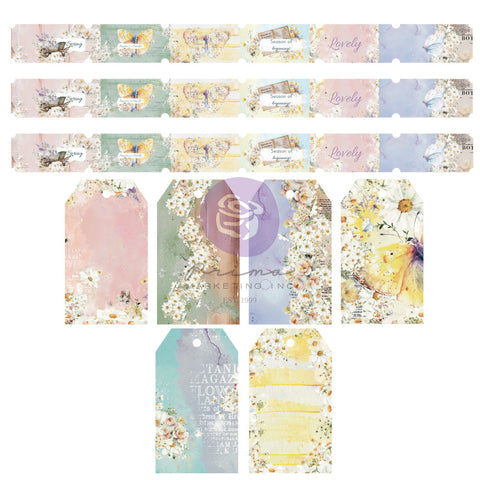 Prima - In Full Bloom Collection - Tags & Tickets 30 pcs / 8587