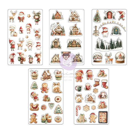 Prima - Twinkle & Treats - Stickers  – 5 Sheets 5x8