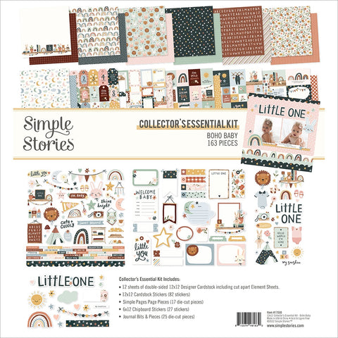 Simple Stories - Boho Baby - Collector's Essential Kit