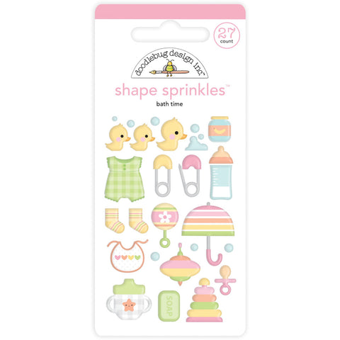Doodlebug - Bundle of Joy Girl - Bath Time Sprinkles - 6755