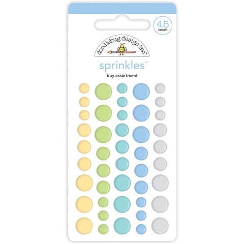 Doodlebug - Special Delivery - Baby Boy Assorted Sprinkles - 6759
