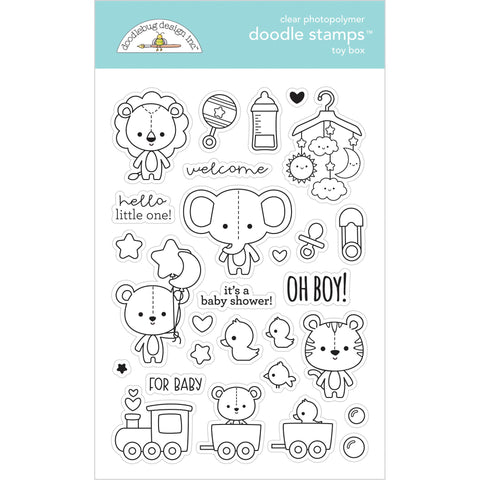 Doodlebug - Special Delivery - Toy Box Doodle Stamps / 6797