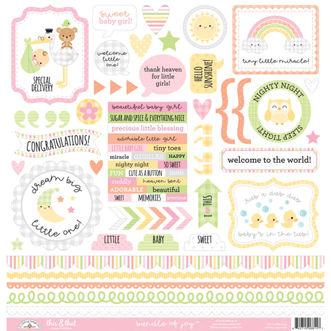 Doodlebug - Bundle of Joy - This & That Stickers / 6811