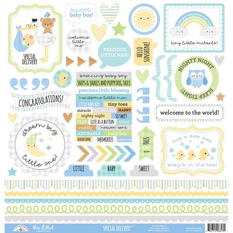Doodlebug - Special Delivery  - This & That Stickers / 6813