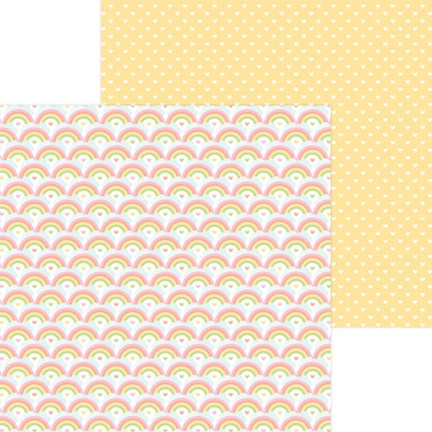 Doodlebug - Bundle of Joy Girl - 12x12 Single Sheet - Heaven Sent - 6825