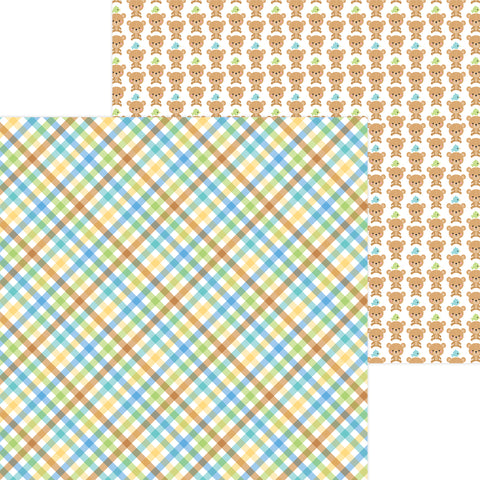 Doodlebug - Special Delivery Boy - 12x12 Single Sheet - Nap Time - 6829