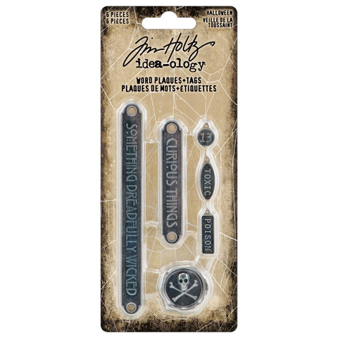 Tim Holtz - Idea-Ology - Word Plaques + Tags - TH94341/2023