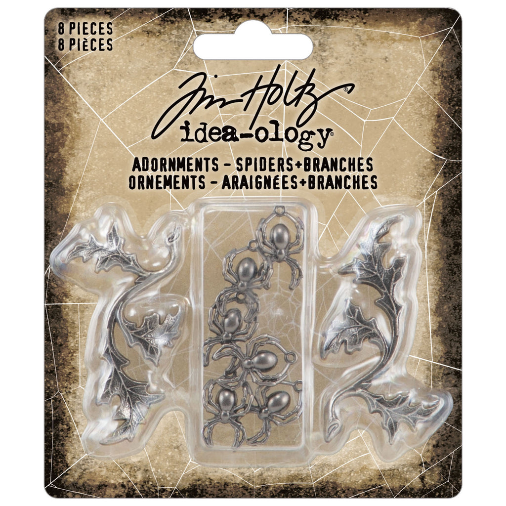 Tim Holtz - Idea-Ology - Adornments - Spiders + Branches - TH94342