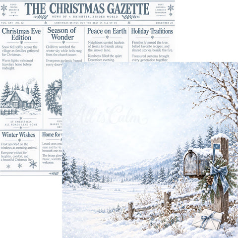 Country Craft Creations - A Silver Frost Decemeber -8x8 Paper Collection (PREORDER - shipping November 12th)