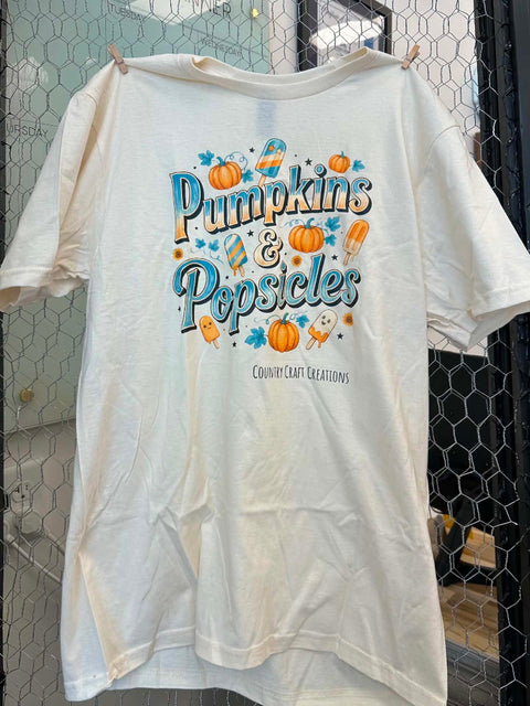 Country Craft Creations - Summerween T-Shirts - Pumpkins & Popsicles