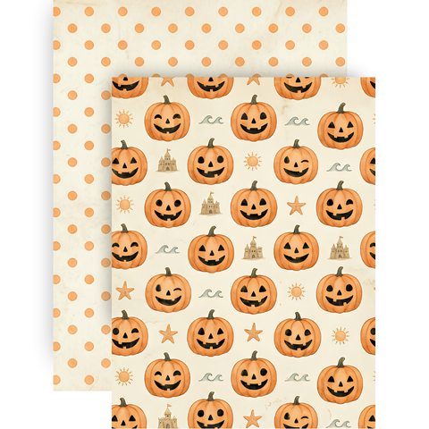 Country Craft Creations - Summerween Ghosts on Vacation - 6x8 / 27 Double-Sided 6x8 Papers SHIPPING AUGUST 1ST