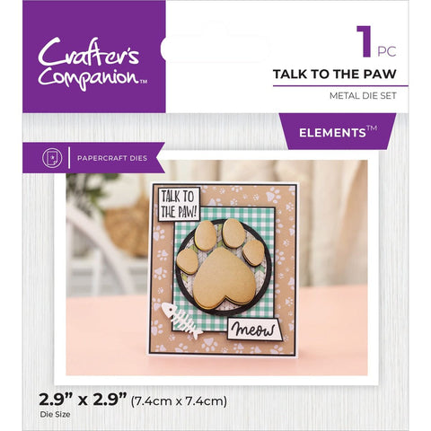 Crafter's Companion - Pets Rule - Metal Die / Talk To The Paw