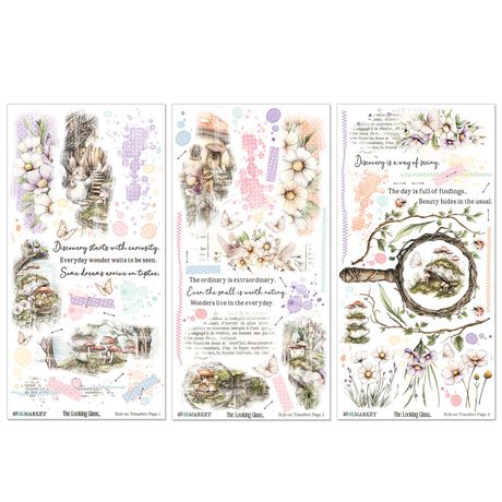 49 & Market - The Looking Glass - Rub-On Transfers
