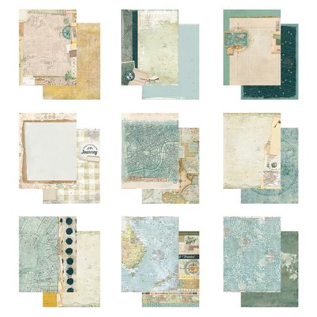 49 & Market - Travel Diaries - 6x8 Paper Pack